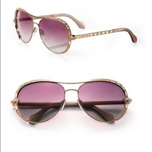 Roberto Cavalli metallic aviator sunglasses